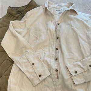 Abercrombie & Fitch Cream Shirt